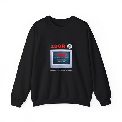 Cybersecurity IDOR Exploit Sweatshirt | Ethical Hacking Graphic Crewneck | Hacker Gift for Men & Women